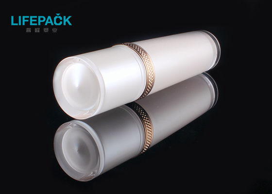 Customized Inner Painting Cosmetic Pump Bottle Fancy High End Korean Style