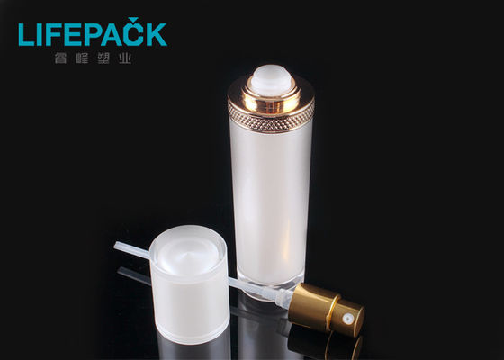 Customized Inner Painting Cosmetic Pump Bottle Fancy High End Korean Style