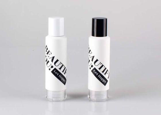 Screen Printing 35ml Plastic Airless Bottle Surface Process For BB / CC Cream