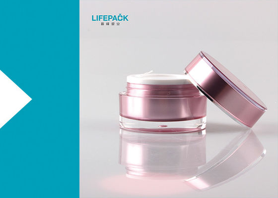 로션을 위한 주문을 받아서 만들어진 색깔 화장용 아크릴 단지 30ml 수용량은 거품이 입니다