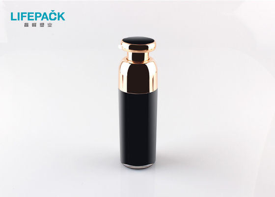 까만 황금 진공 아크릴 로션은 두 배 벽 100ml 수용량을 병에 넣습니다